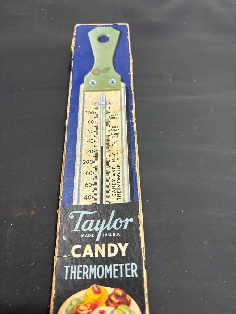 Taylor Green and Silver Candy & Jelly Thermometer